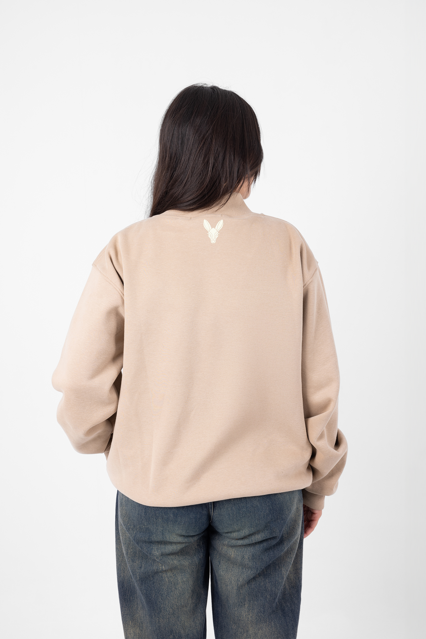 Beaver Beige Quarter Zip