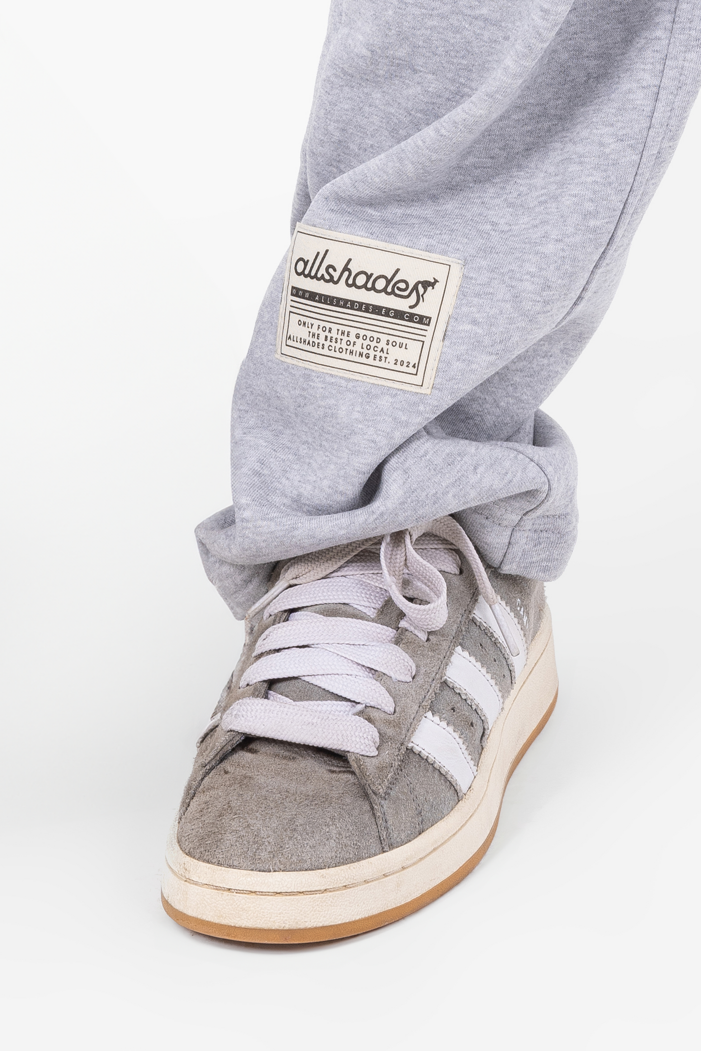 Heather Gray Relaxed Straight Leg Sweatpants