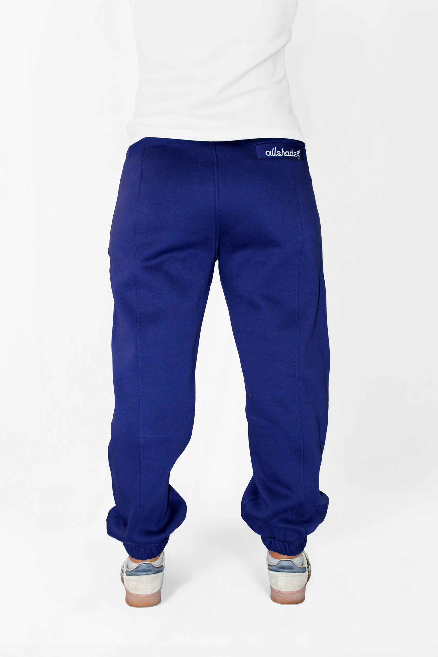 Space Cadet Blue Elastic Cuffed Sweatpants