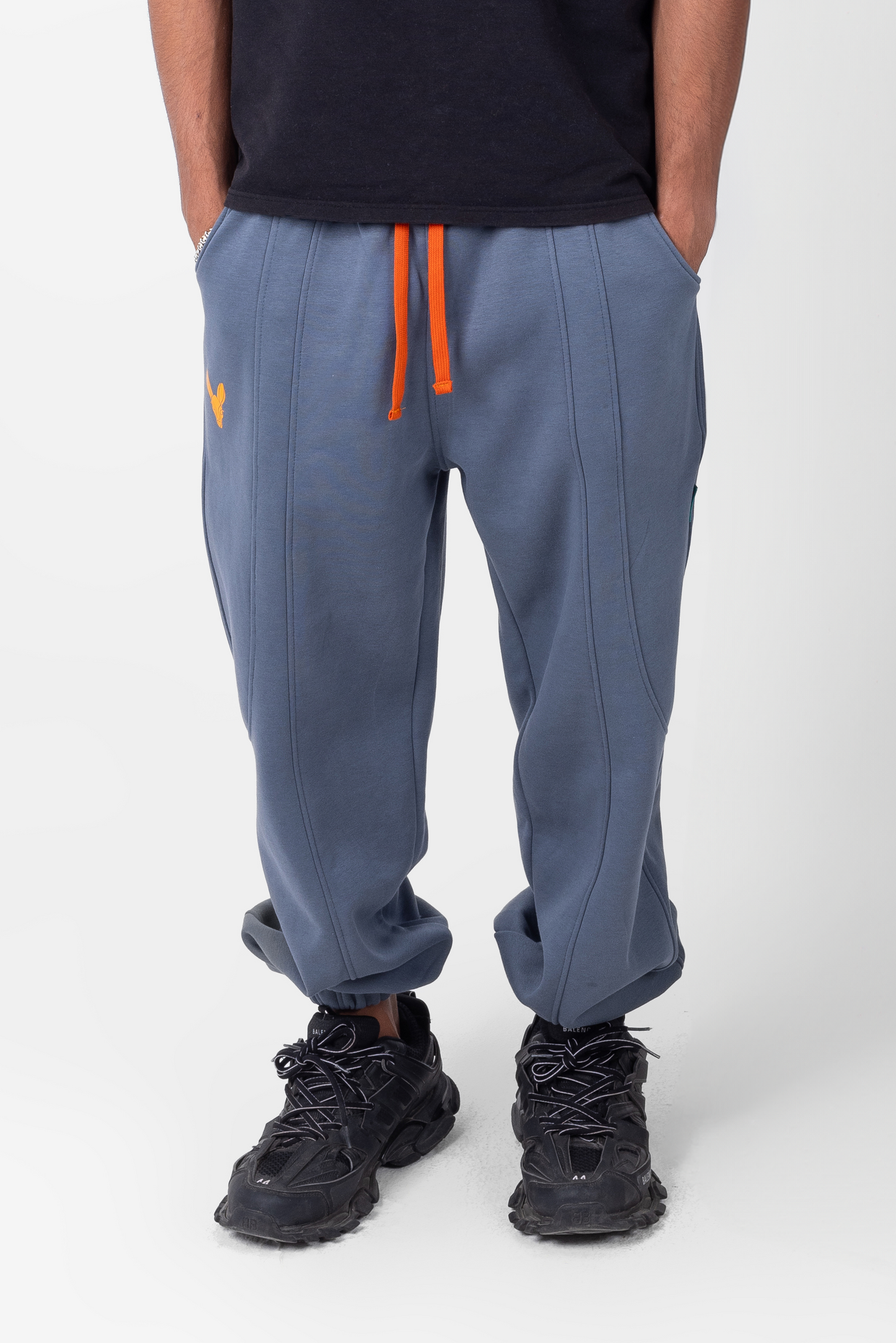 Independence Gray Elastic Cuffed Sweatpants